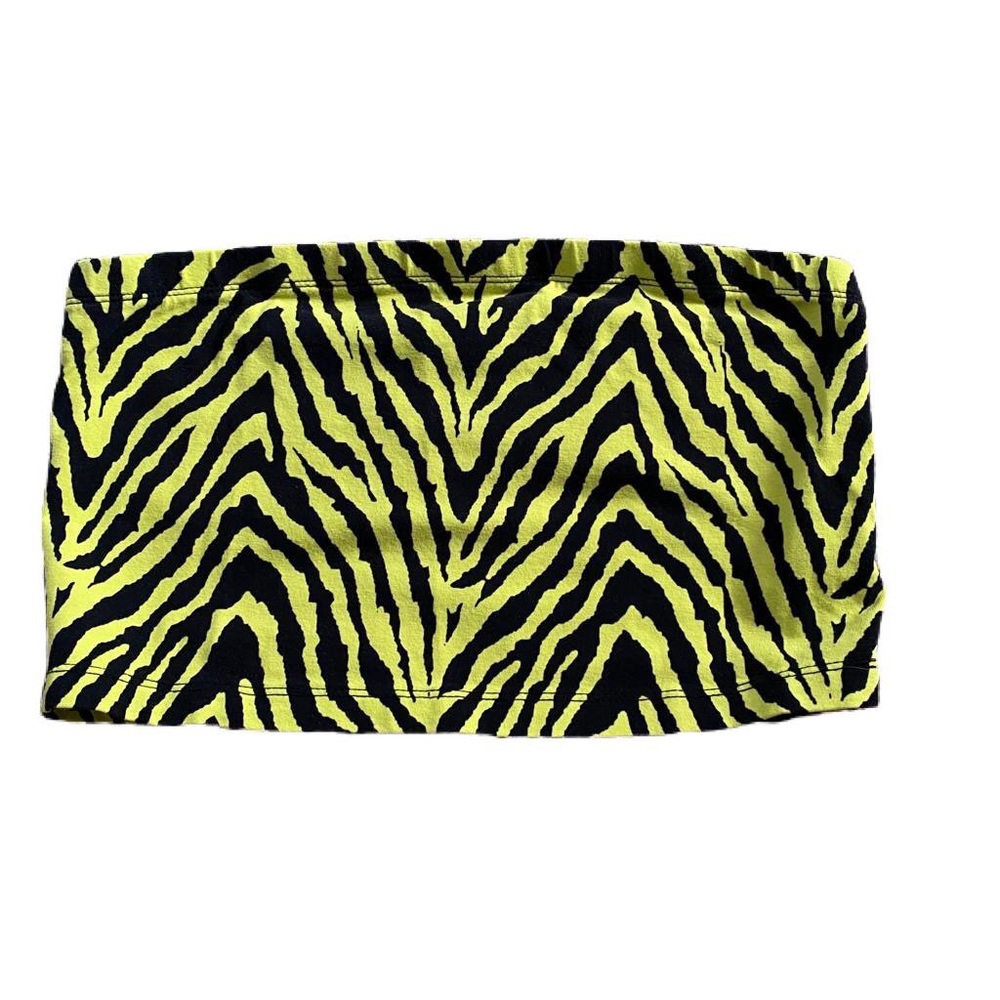 Forever 21 Zebra Tube Tank Top